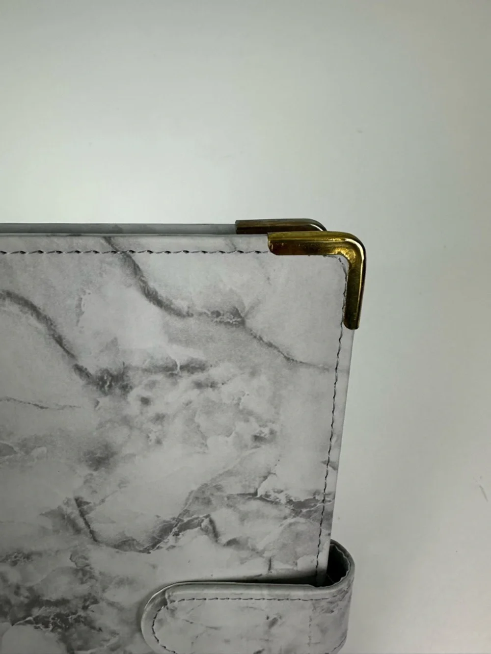Classy Coo A5 Gray Marble Soft Faux Leather Notebook Binder 6 Rings
